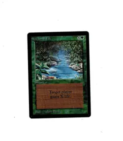 Magic the Gathering STREAM OF LIFE Beta MTG - Image 1
