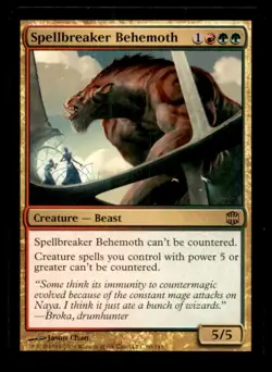 Spellbreaker Behemoth LP Light Play Alara Reborn MTG [11216] - Image 1