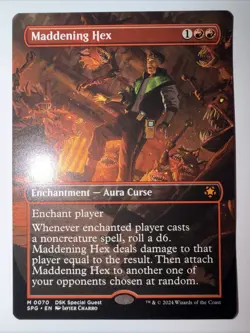 MTG Maddening Hex #0070 Foil Borderless Mythic DSK Special Guests (SPG) - Image 2