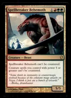 Spellbreaker Behemoth LP Light Play Commander 2013 MTG [11544] - Image 1