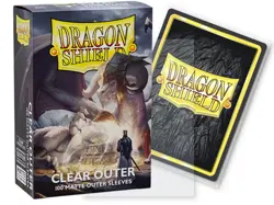 Dragon Shield Clear Outer Sleeves Deck Protector 100 Count Matte - Image 2