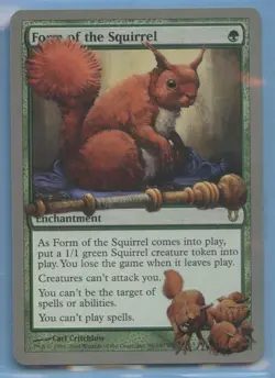MTG: Unhinged: Form of the Squirrel - Image 1