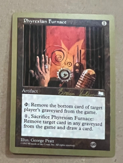 Phyrexian Furnace - World Championship Deck - 1998 - MTG - Magic the Gathering - Image 1