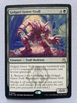 Golgari Grave-Troll (RVR) Ravnica Remastered - NM - Image 1