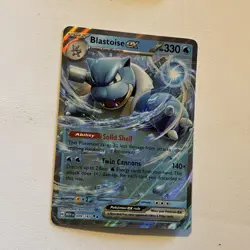 The Pokemon Company Blastoise ex 009/165 SV 151 Full Art Holo English 330HP - Image 1