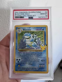 Pokemon Blastoise Celebrations #2 PSA 10 - Image 1
