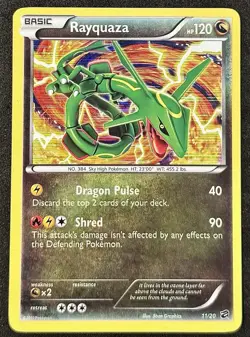 Rayquaza 11/20 - Holo Rare - 2012 Pokemon: Dragon Vault - Image 1
