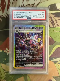 Hydreigon ex #240 Special Illustration Rare PSA 10 2024 Surging Sparks - Image 1