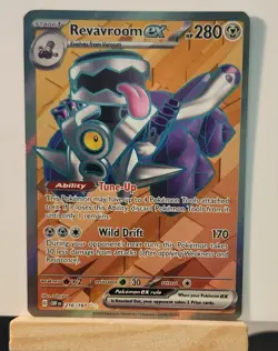Revavroom ex 216/197 SV3 Obsidian Flames Double Full Art Rare Pokemon English NM - Image 1