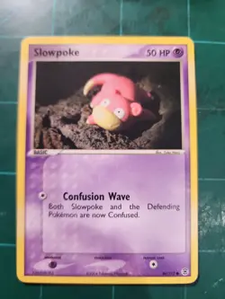 Pokemon Slowpoke 80/112 FireRed & LeafGreen Yuka Morii 50 HP EN 2004 LP - Image 1