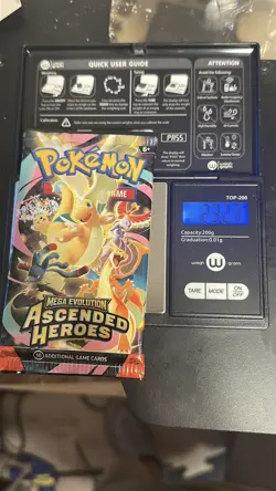 2026 Pokemon Ascended Heroes Booster Pack 23.27g (Ex Heavy) (Poss God Pack!!) - Image 1