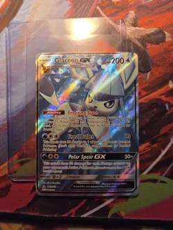 Pokemon TCG Glaceon GX 141/156 Full Art Ultra Rare, Ultra Prism NM WOW LOOK - Image 1