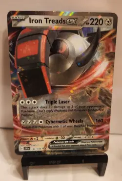 Iron Treads ex 143/198 Double Rare Scarlet & Violet Pokemon English NM - Image 1