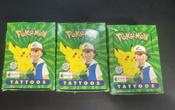 3 x Pokemon - 1999 Topps Nintendo Merlin Tattoos - Image 1