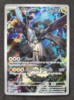 Pokemon N's Zekrom Black Star Promo 031 - Mega Evolution - NM - Image 1
