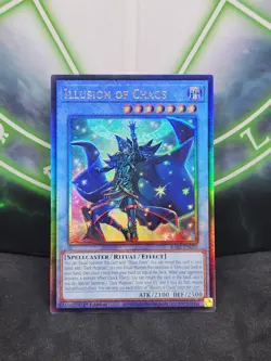 Yugioh Illusion of Chaos RA02-EN020 Ultimate Rare 1st Edition NM - Image 1