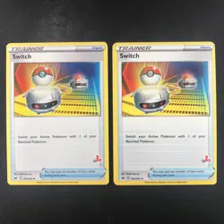 Pokemon TCG Switch 183/202 Sword & Shield Lot of 6 Non Holo LP - Image 2
