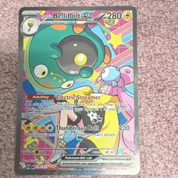 Pokemon Iono's Bellibolt EX Full Art Holo Ultra Rare 280 HP 172/159 Sv09 English - Image 1