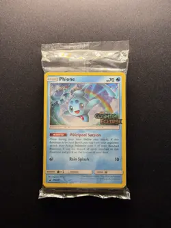 2019 Pokemon Cosmic Eclipse Phione SM220 Promo Stamped Prerelease Deck SEALED - Image 1