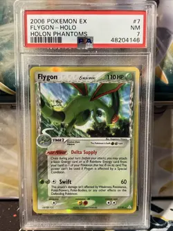 Pokemon TCG Flagon EX 7/110 Holo Holon Phantoms 2006 PSA 7 - Image 1