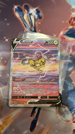 Pokemon TCG Raikou v Crown Zenith: Galarian Gallery GG41/GG70 NM Condition - Image 1