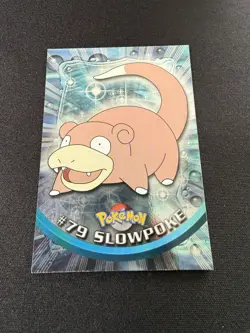 #79 Slowpoke - 2000 Topps Pokemon TV Animation Series 2 Silver Holo - LP - Image 1