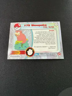 #79 Slowpoke - 2000 Topps Pokemon TV Animation Series 2 Silver Holo - LP - Image 2