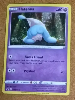 Hatenna SWSH040 Holo Promo Sword & Shield Promo Pokemon Lightly Played - Image 1