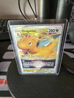 Dragonite Vstar Pokemon TCG Pokemon GO 050/078 Holo Ultra Rare - Image 1
