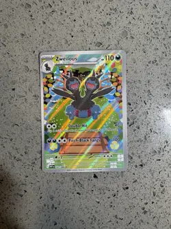 Pokemon TCG White Flare Illustration Rare Full Art Zweilous 147/086 NM - Image 1