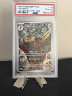 2024 Pokemon Kingambit SVP130 SFA Illustration Collection Promo PSA 10 Gem Mint - Image 1