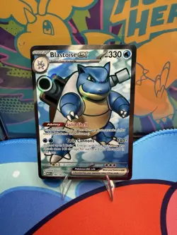 2023 Pokemon SV 151 Blastoise ex Ultra Rare #184/165 - Image 1