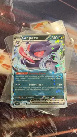 Pokemon TCG Gengar EX Temporal Forces Ultra Rare 104/162 - NM - Image 1