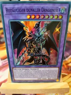 Rotaugiger Dunkler Dragoner RA02-DE021 Super Rare Deutsch NM YUGIOH - Image 1