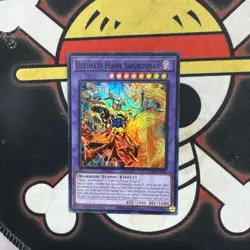 MZMI-EN004 Ultimate Flame Swordsman Super 1st Ed YuGiOh - Image 3