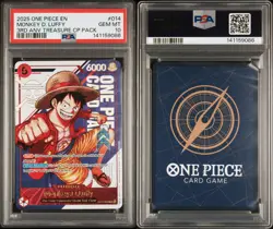 2025 ONE PIECE 3RD ANNIVERSARY TREASURE #014 MONKEY D. LUFFY PSA 10 - Image 3