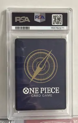 One Piece PSA Gem Mint 10 OP13 Japanese Ace & Sabo & Luffy #007 Alternate Art - Image 2