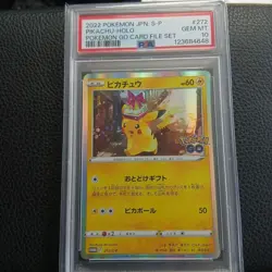 Psa10 Pokemon Card Pikachu Mouth Gift Go 272 - Image 1