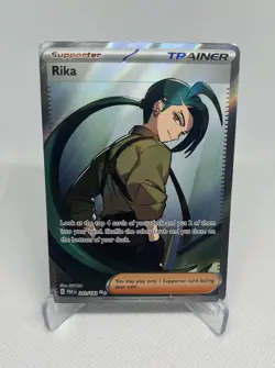 Pokemon Card - Rika 241/182 Paradox Rift Ultra Rare Near Mint - Image 1