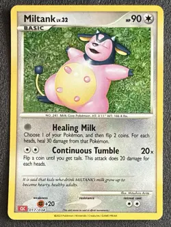 🐮 Miltank 017/034 NM Trading Card Game Classic Holo Pokemon - Image 1
