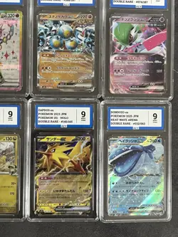Pokemon Graded Bundle Of Mint Cards Lot Of 15 Grade 9 Mint AEY Mixed Sets - Image 4