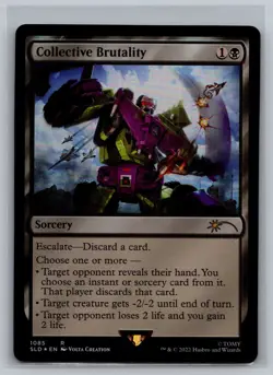 Collective Brutality 1085 FOIL Magic the Gathering Transformers MTG Devastator - Image 1