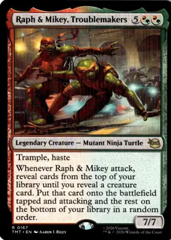 Raph & Mikey, Troublemakers 0167 TMNT - Image 1