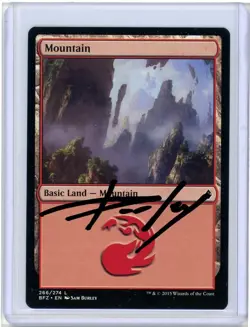 Mountain Signed Artist Proof MTG - Image 1