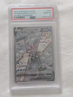 ORIGIN FORME PALKIA V 167/189 PSA 10 ASTRAL RADIANCE ALTERNATE POKEMON - Image 1