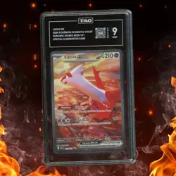 Pokemon Surging Sparks LATIAS EX 239/191 Special Illustration Rare TAG 9 - Image 1
