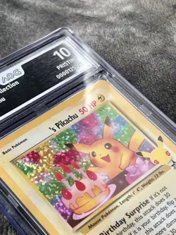 2021 Birthday Pikachu AOG PRISTINE 10 Pop 11 #24 English Pokemon Celebrations - Image 4