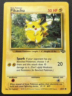 Pikachu 60/64 Jungle Common NM Pokemon 1999 - Image 1