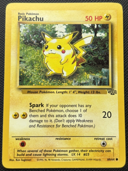 Pikachu 60/64 Jungle Common LP Pokemon 1999 - Image 1