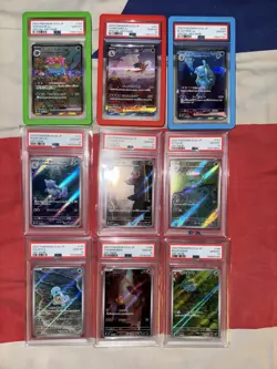 Pokemon Venusaur Charizard Blastoise Sequential Starter Trio Set Japanese PSA 10 - Image 1